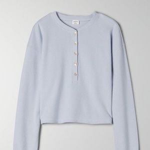 Aritzia Wilfred free mavis shirt
